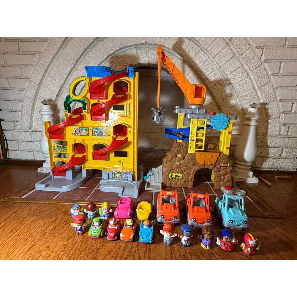 TESTED WORKS - ‎ Little People Construction Site & Vintage Wheelies Race Trac